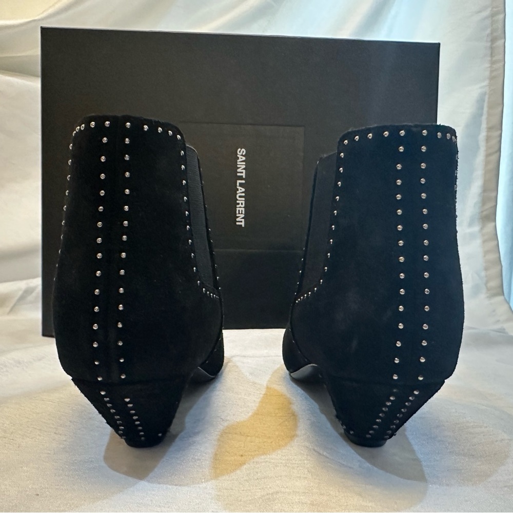 Saint Laurent Blaze Ankle Boots 45mm Studs Boots for Women Size 39,5 - Picture 2 of 5